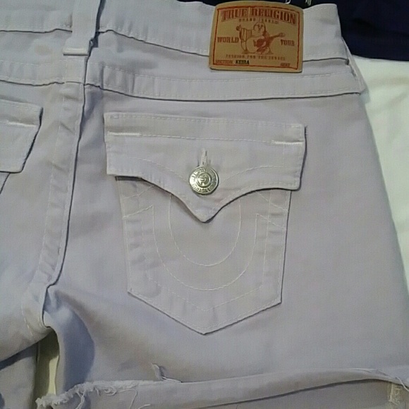 True Religion Pants - True Religion Shorts Keira Purple Size 27 New